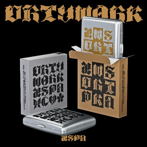 Silver case album with 'Dirtywork' branding on a black background