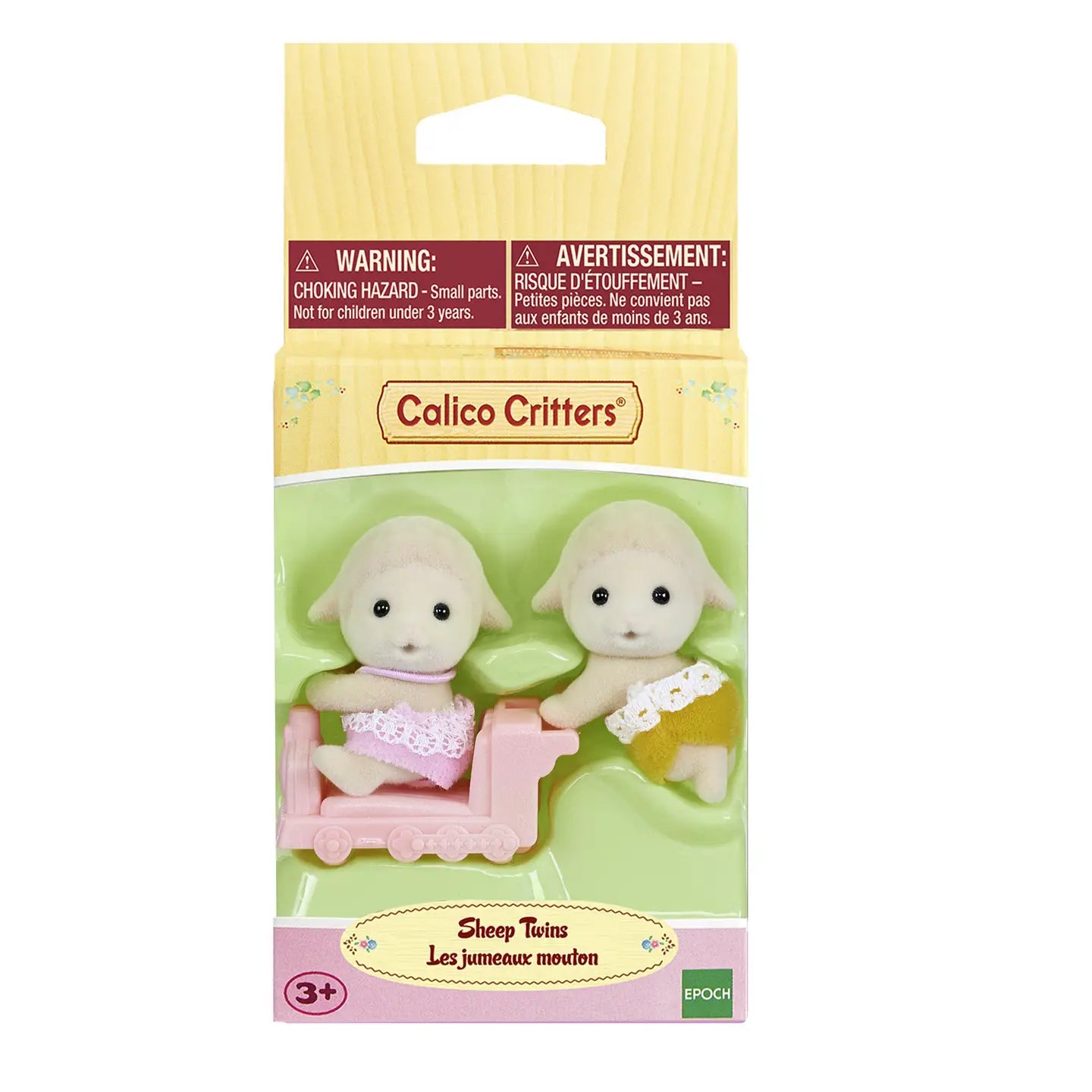 Calico Critters Sheep Twins, 2 Collectible Doll Figures
