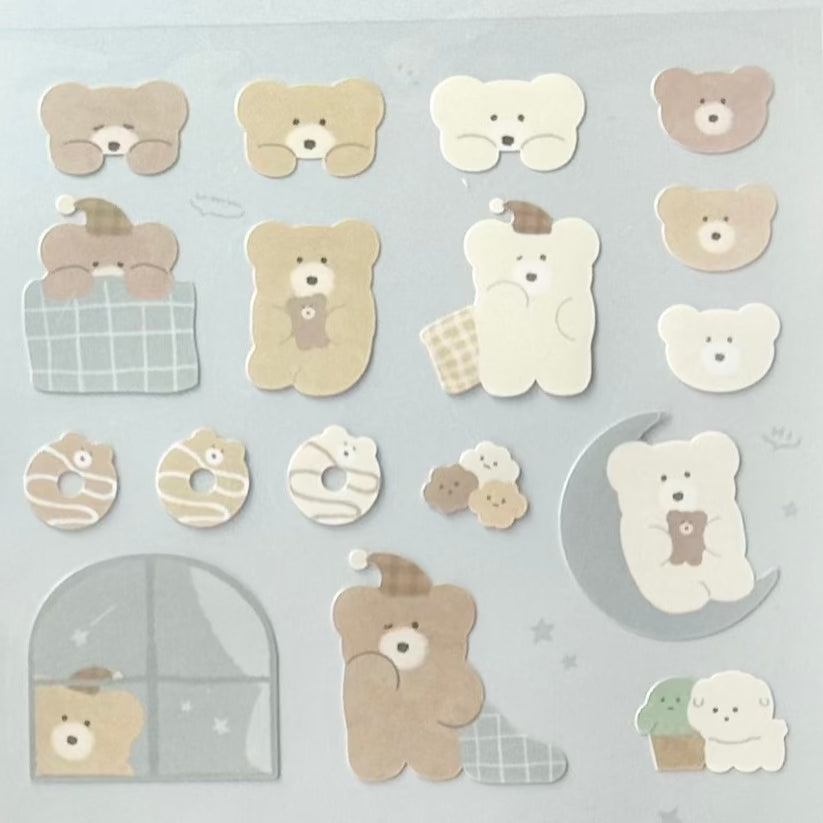 Moco Mocha Stickers - Good Night