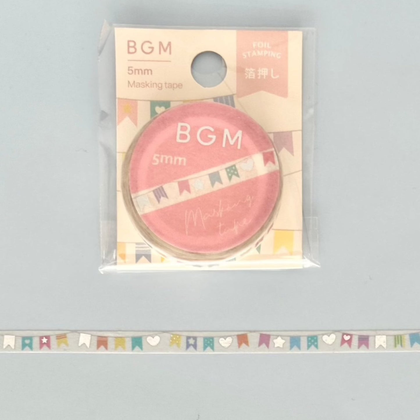 Flag Garland Slim Masking Tape