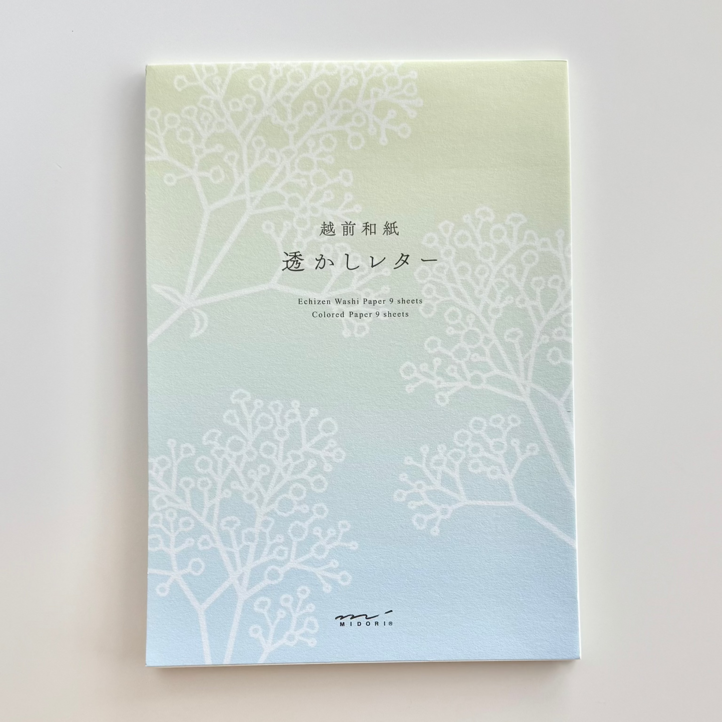 MIDORI | WATERMARK GYPSOPHILA / BABY BREATH A5 LETTER PAD