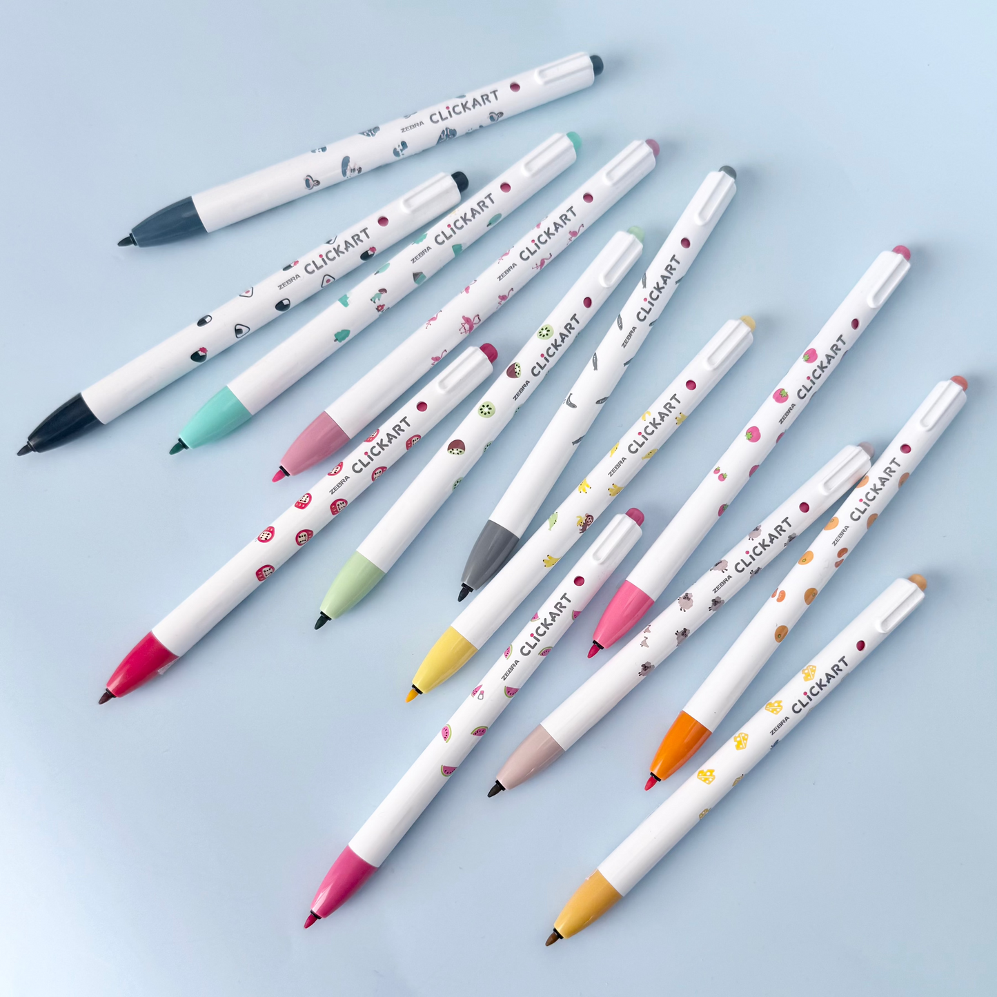 CLiCKART Retractable Marker Pen - Limited Edition Yurukawa Festival Patterns