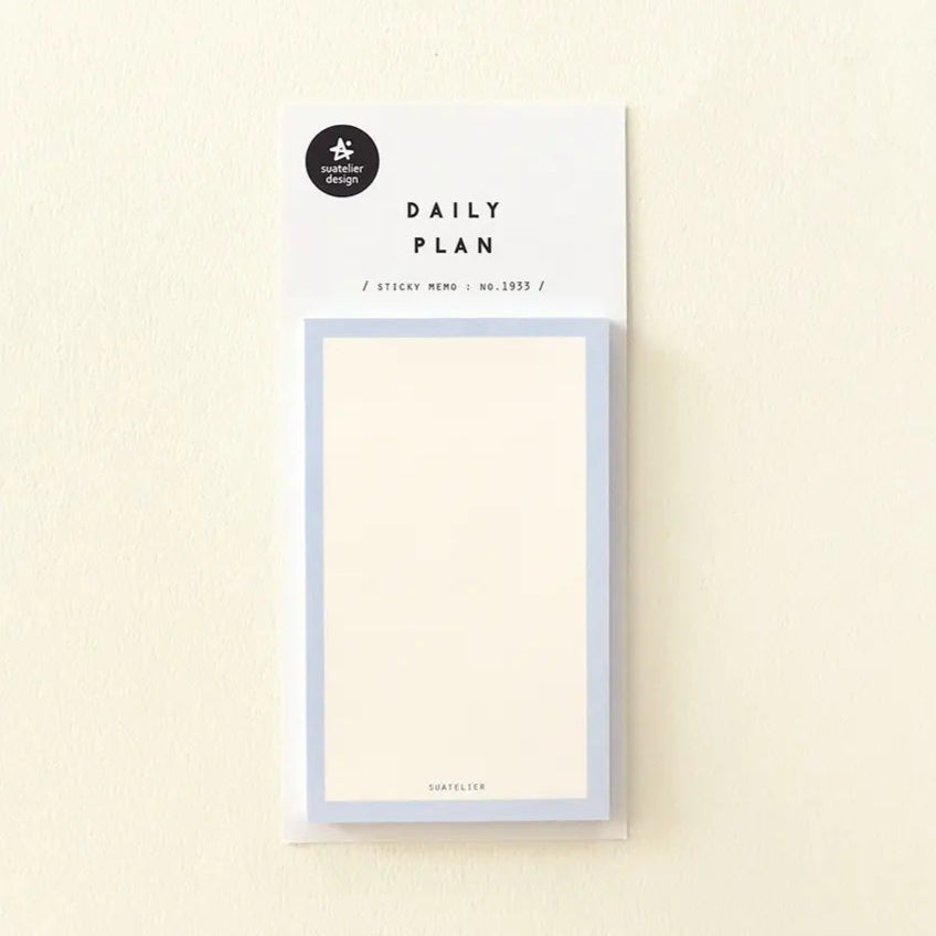 DAILY PLAN - Sticky Memo : No.1933