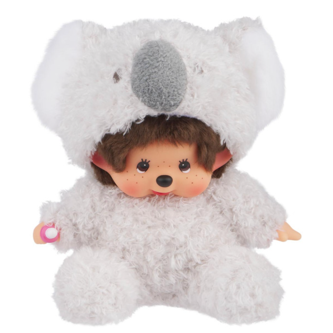 Sekiguchi Monchhichi Sitting Fluffy Koala Doll Plush