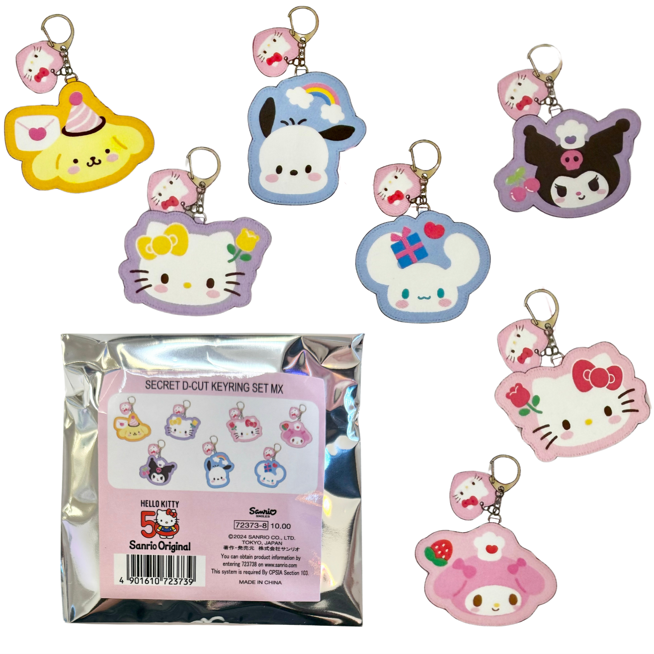 Sanrio | Diecut Keyring Blind Bag (Full of Happy Series)