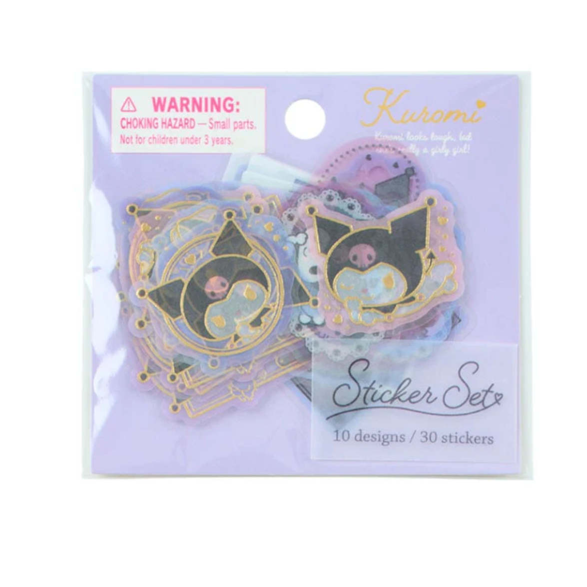 Kuromi 30-pc Mini Sticker Set