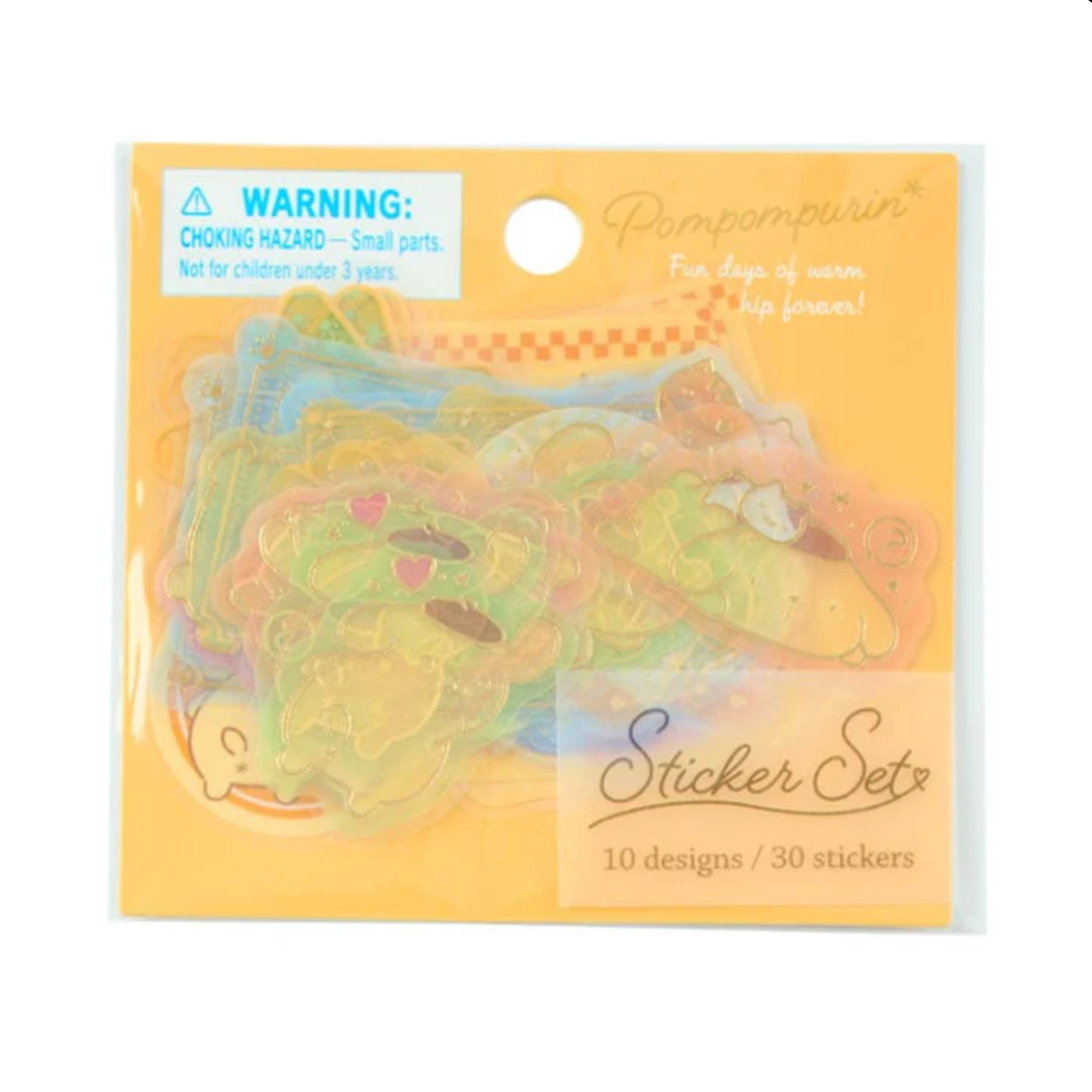 Pompompurin 30-pc Mini Sticker Set