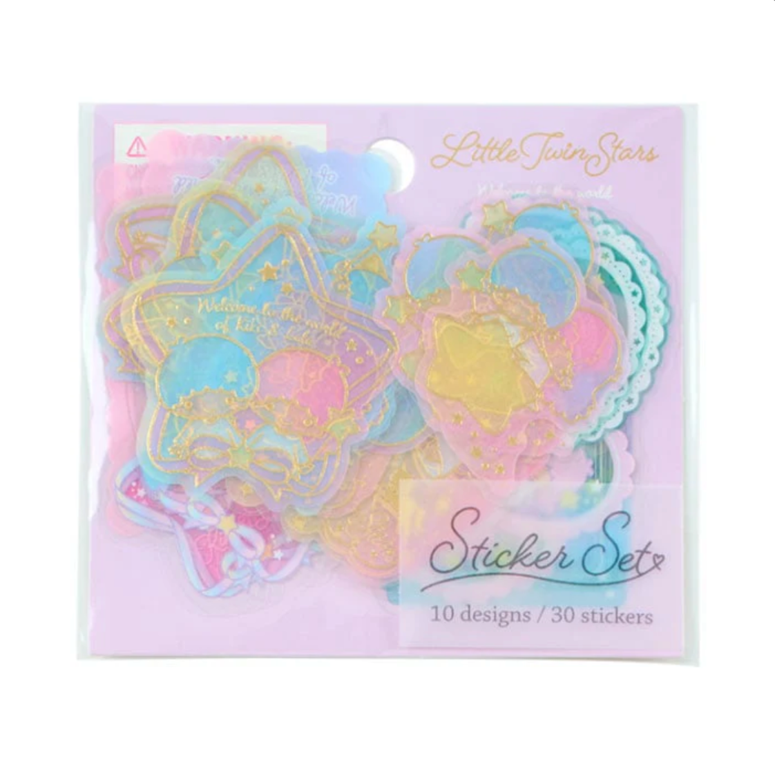LittleTwinStars 30-pc Mini Sticker Set