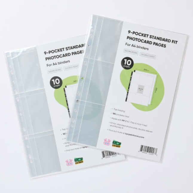 High Clarity A4 Binder Sleeves, Double Sided