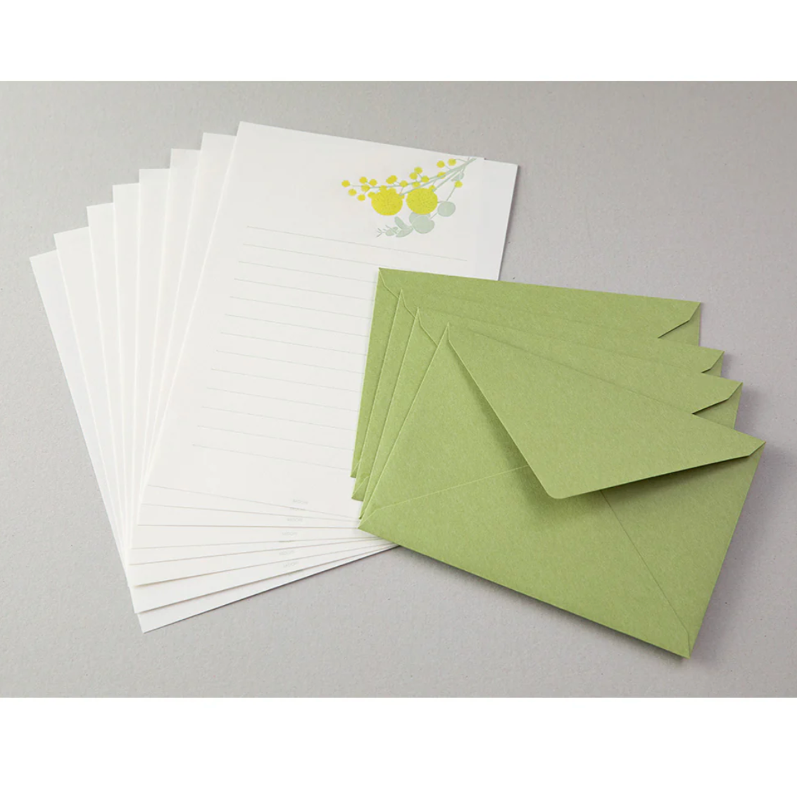 LETTER SET 461 - PRESS BOUQUET YELLOW