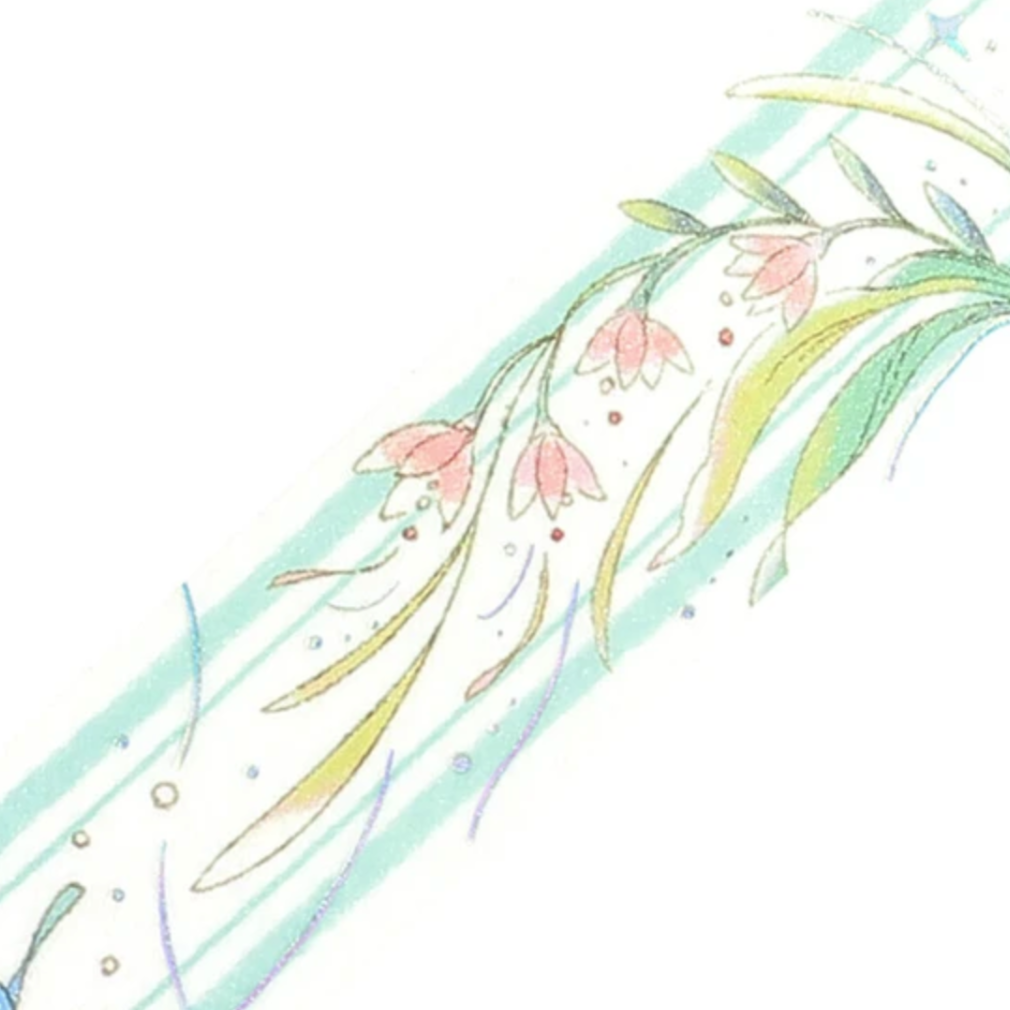 Fushigina Tabi - Mysterious Journey Washi Tape - The Language of Flowers