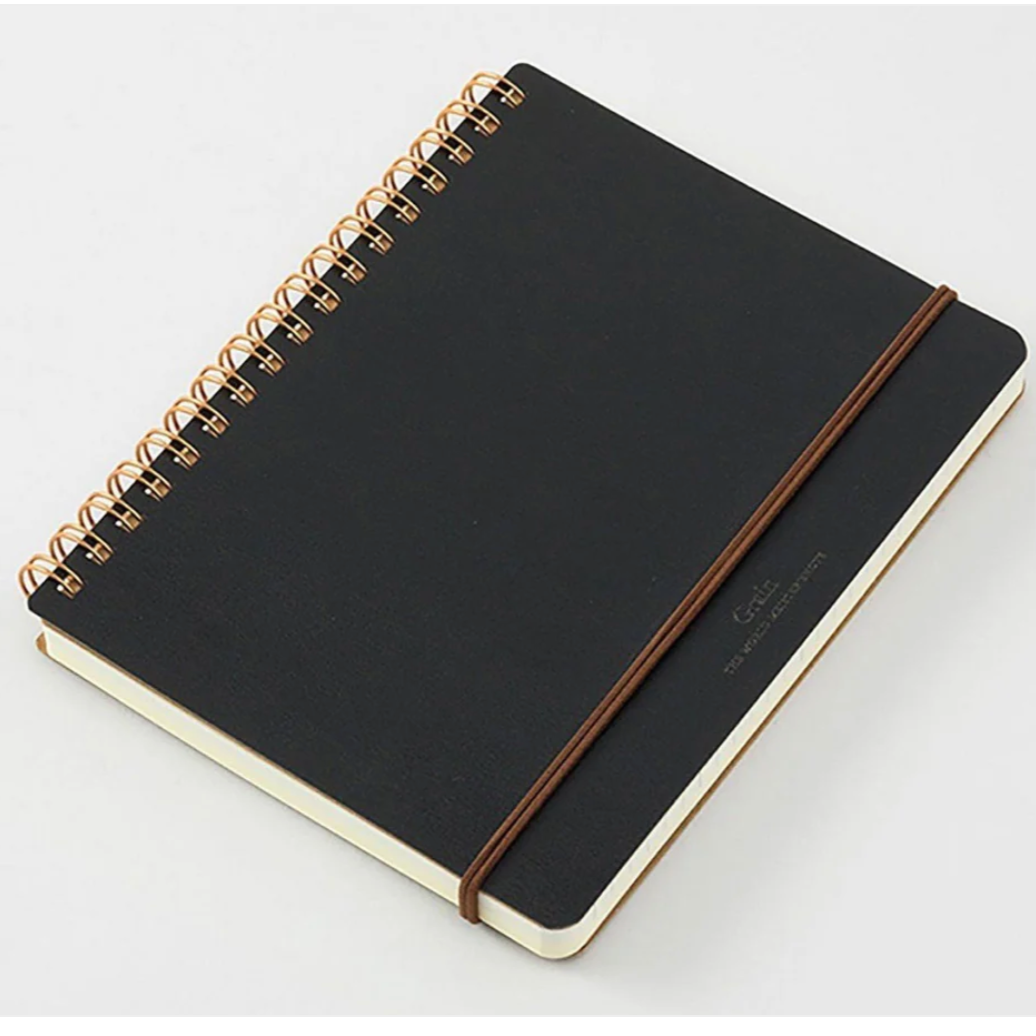 GRAIN NOTEBOOK B6 - BLACK