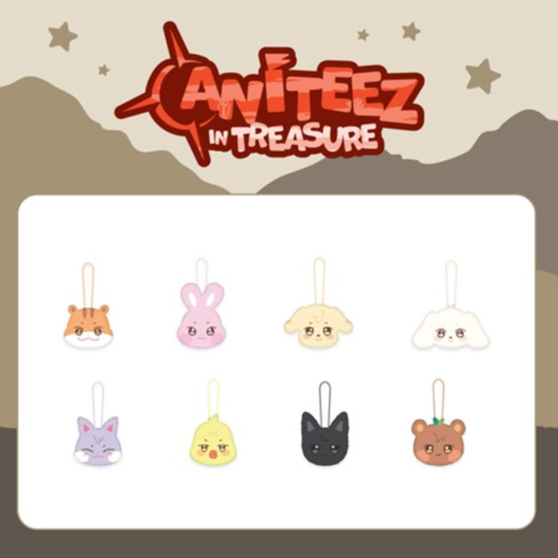 ATEEZ X ANITEEZ IN TREASURE MD 20. PLUSH NAME TAG