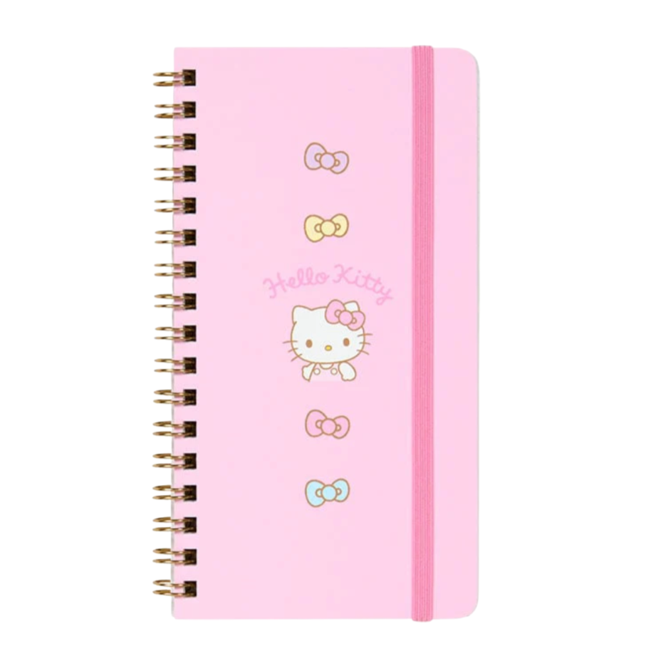 Sanrio Slim Spiral Notebook with Elastic Closure