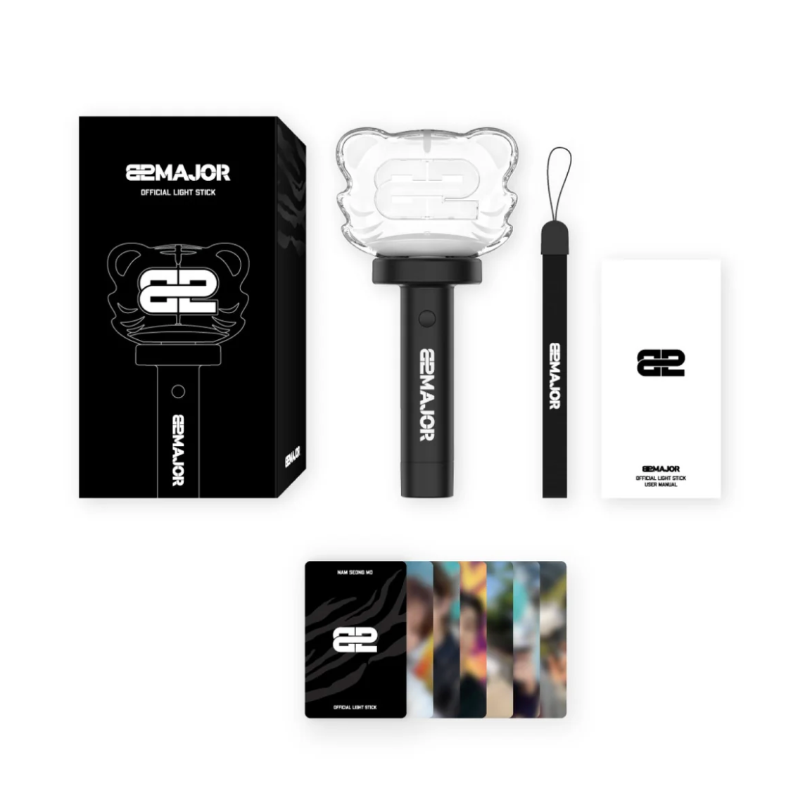 82MAJOR light stick set with packaging on a white background