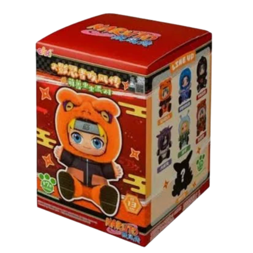 Naruto blind box packaging with cartoon character on a white background