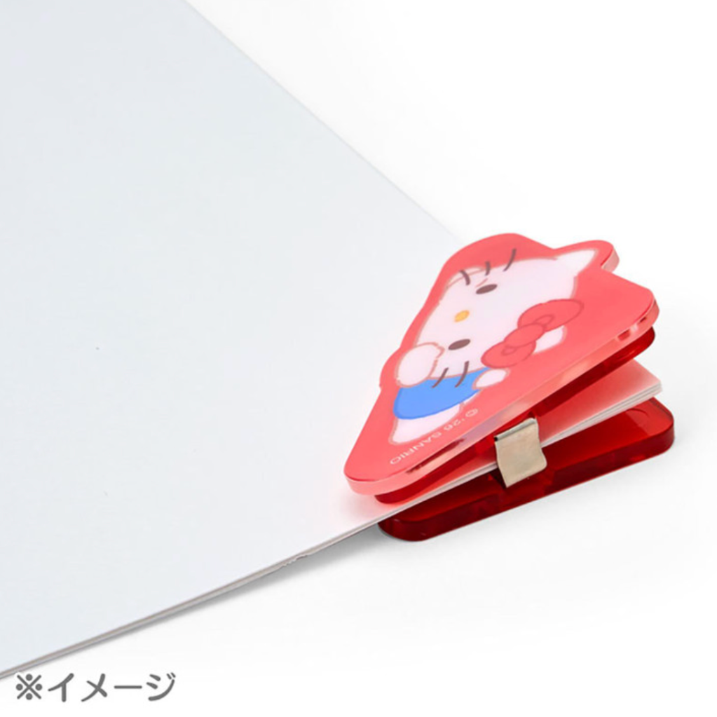 Red Hello Kitty character clip on a white background