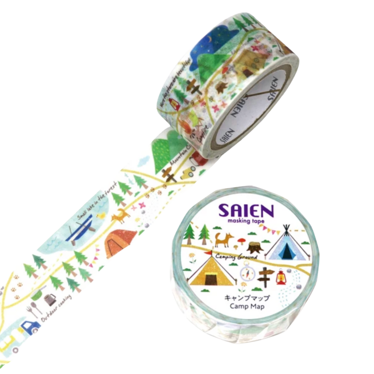 Saien | Washi Tape - Camp Map