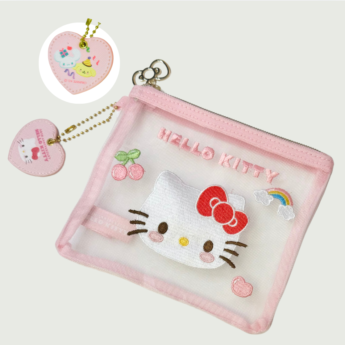Hello Kitty 50th Flat Pouch (Full of Happy Series)