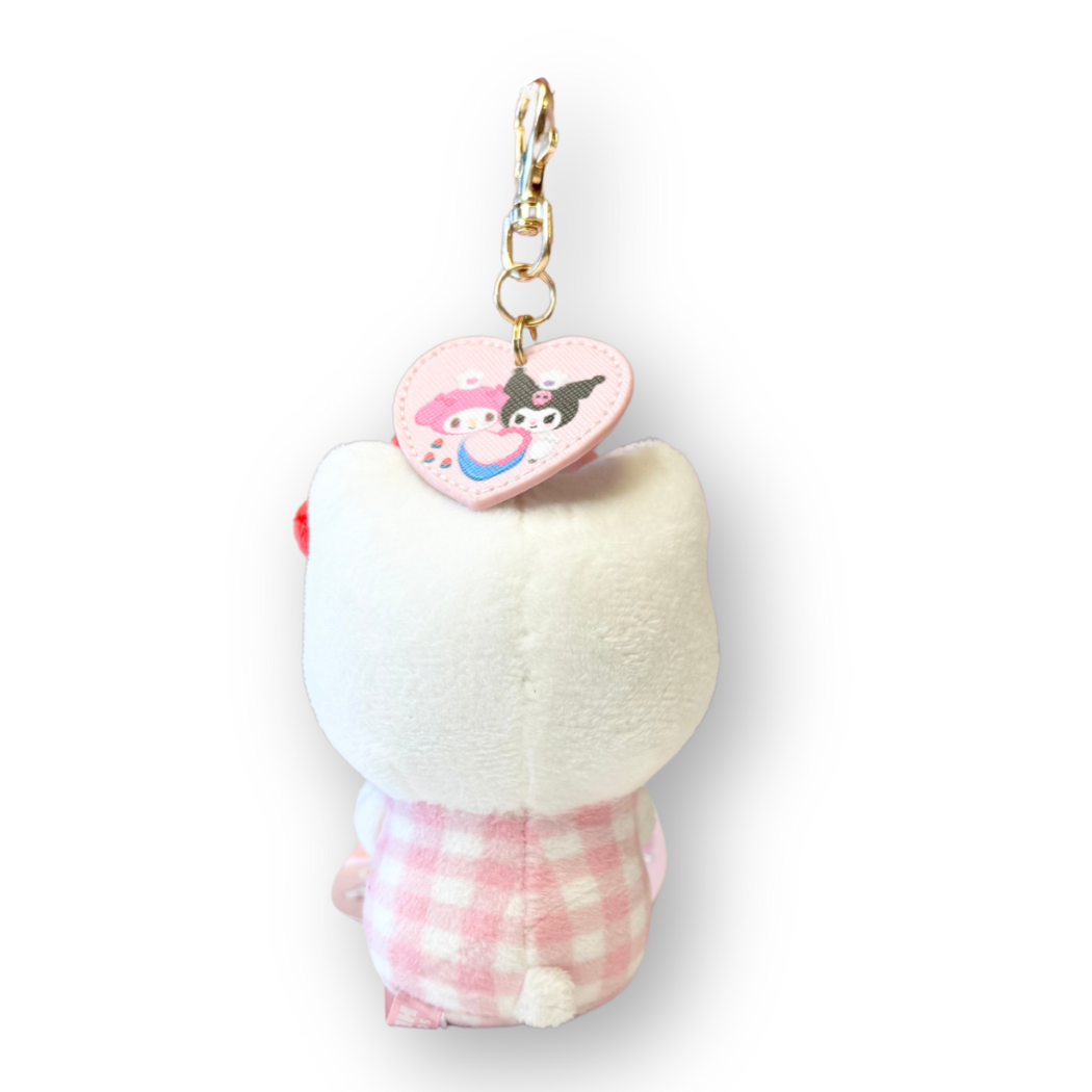 Hello Kitty 50th Mascot Plush Keyring (Full of Happy Series)