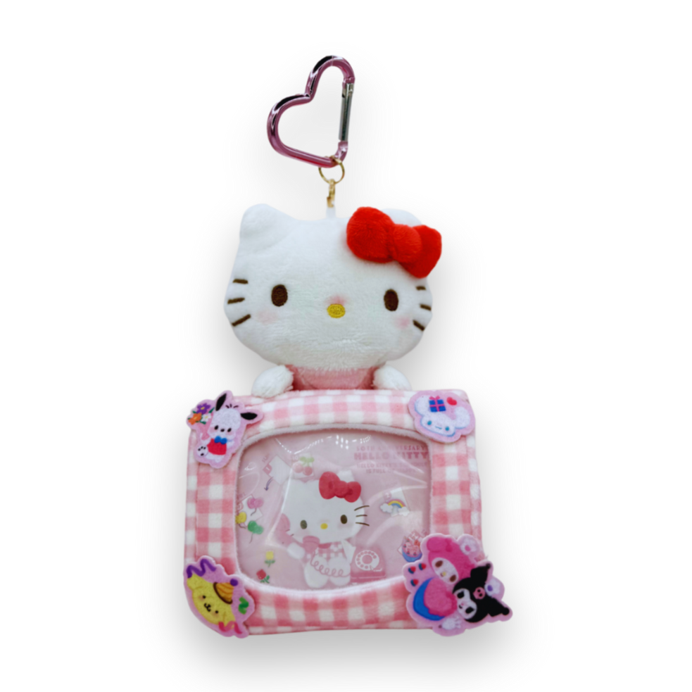 Hello Kitty 50th Mascot with Photo Frame Keyring (Full of Happy Series)