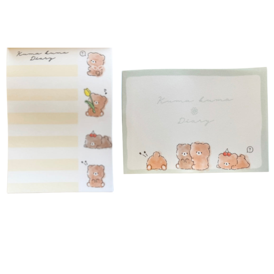 Kuma Kuma Bear Diary Mini Memo Pad