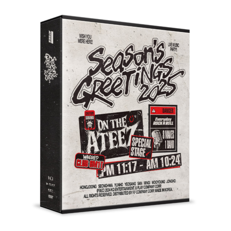 ATEEZ 2025 SEASON’S GREETINGS + YES24 POB