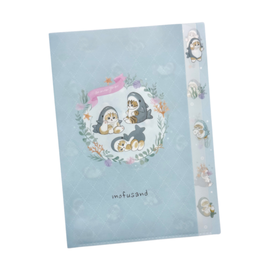 MOFUSAND | SHARK DIE-CUT CLEAR FILE 5P
