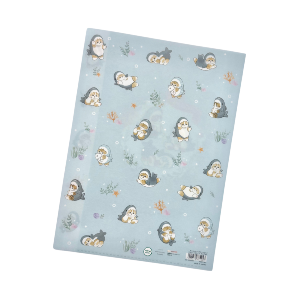 MOFUSAND | SHARK DIE-CUT CLEAR FILE 5P