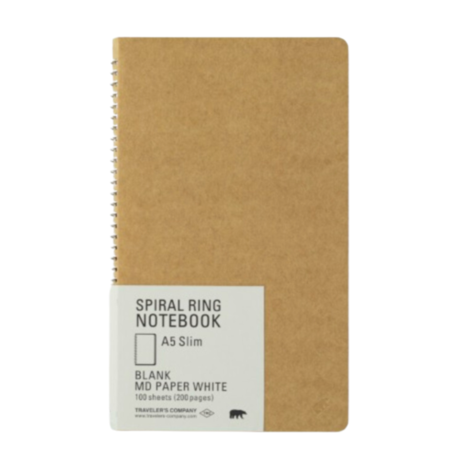 TRAVELER'S NOTEBOOK | A5 SLIM BLANK MD PAPER WHITE