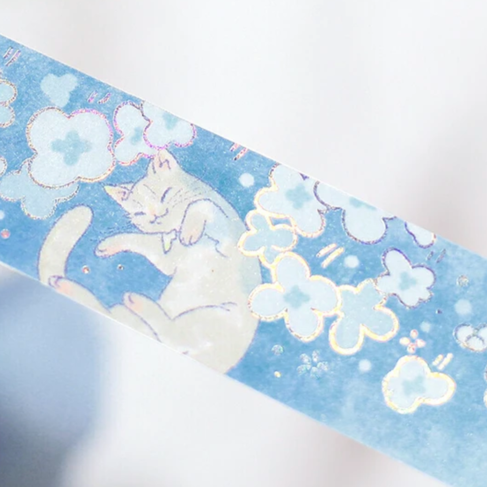 Fushigina Tabi - Mysterious Journey Washi Tape - Neko Land