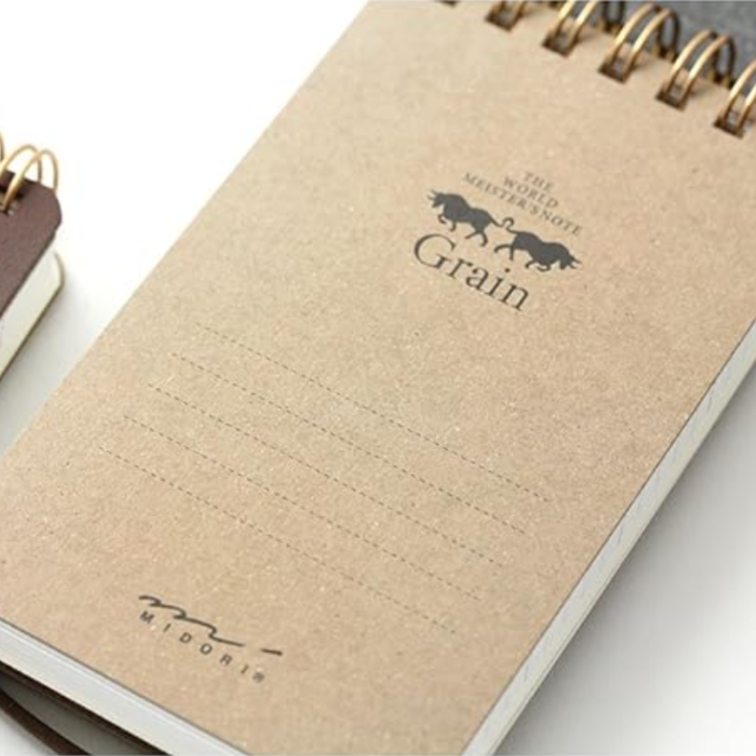 GRAIN MEMO PAD - BLACK