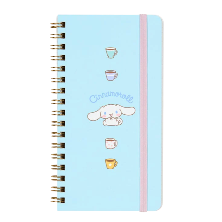 Sanrio Slim Spiral Notebook with Elastic Closure