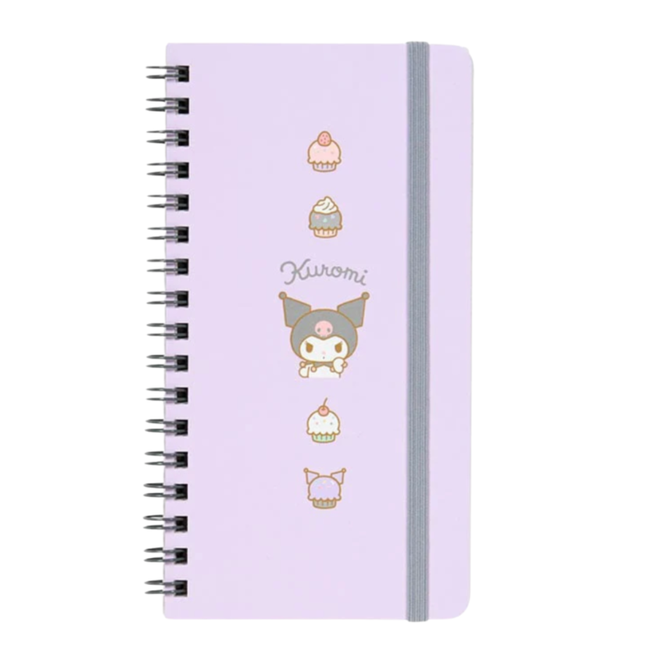 Sanrio Slim Spiral Notebook with Elastic Closure