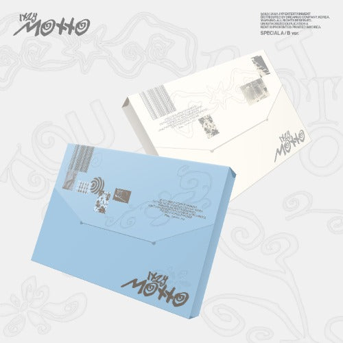 Blue packaging with 'Motho' branding on a white background