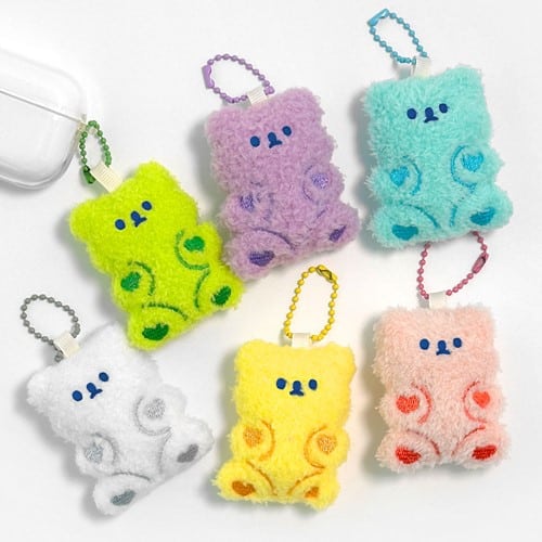 Color Gom Bear Keyring Blind Box