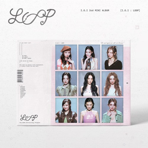 Album cover with multiple photos of a person and text on a white background