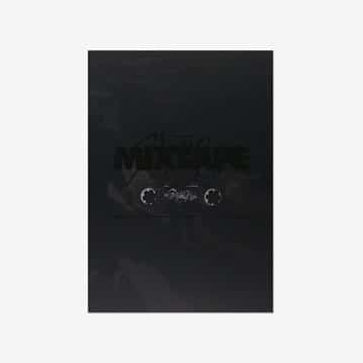 Black album cover with the text 'STRAY KIDS Mixtape' and a symbol logo in the center.