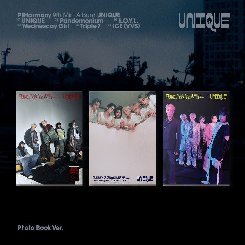 Promotional image of a music album with cover art and text on a dark background