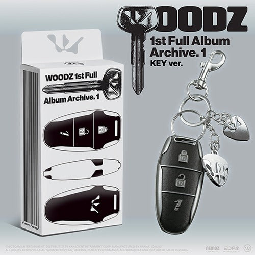 Key-shaped product with packaging and 'DODZ' branding on a gray background