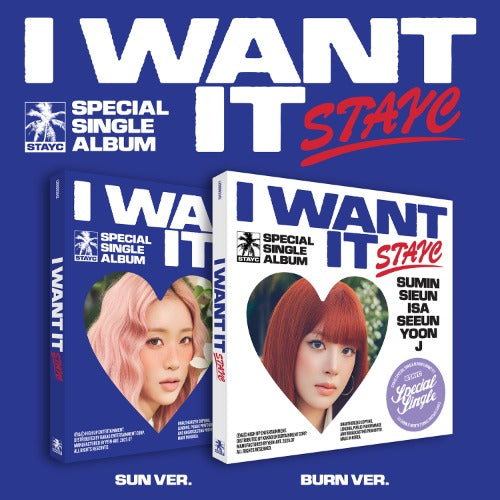 STAYC Special Single Album [I WANT IT] (SUN Ver. / BURN Ver.)