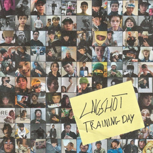 Collage of multiple photos with a yellow note labeled 'LANGHOT TRAINING DAY'.