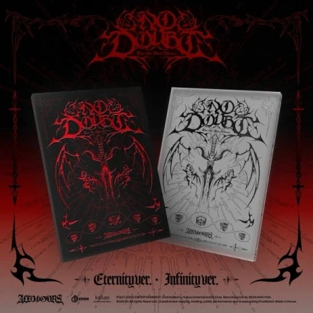 Two book covers with red and black designs on a dark background with 'No Dolt' branding.