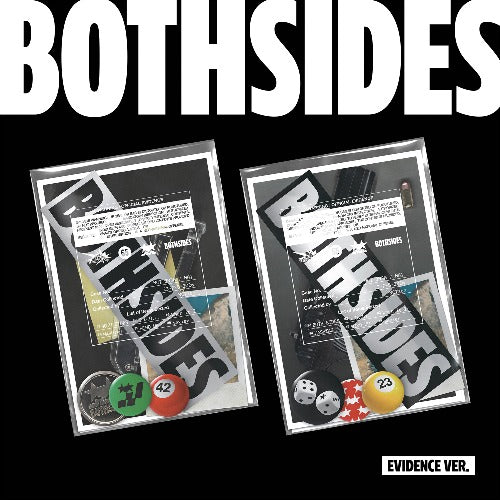 cover of the KPOP album NCT JNJM
1st Mini Album [BOTH SIDES] (EVIDENCE Ver.) (WHITE Ver. / BLACK Ver.) with black background
