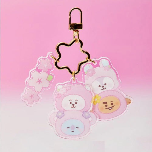 BT21 SPRING DAYS ACRYLIC KEYRING VER.2