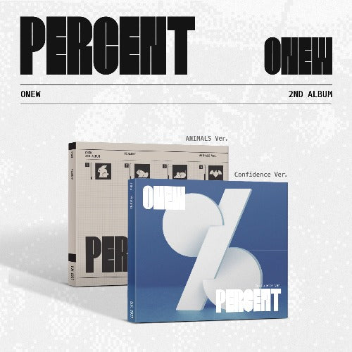 ONEW 2nd Album [PERCENT] (Digipack Ver.) (A Ver. / B Ver.)