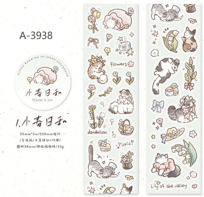 Cat Series Planner Sticker Roll