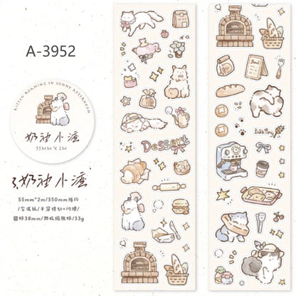 Cat Series Planner Sticker Roll