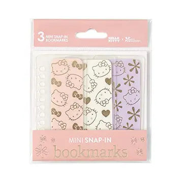 Hello Kitty Mini Snap-in Bookmark Trio