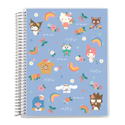 Hello Kitty Rainbow Days 7x9 Coiled Notebook